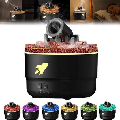 Humidificador LED con Efecto Cañón