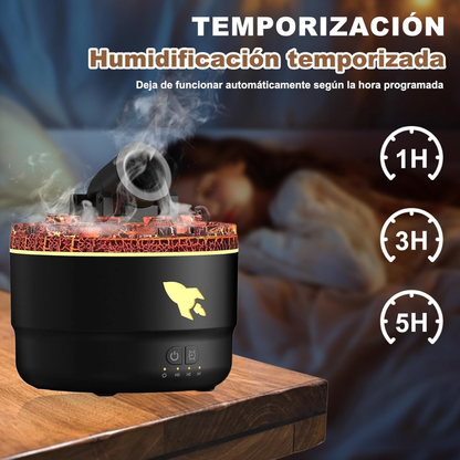 Humidificador LED con Efecto Cañón