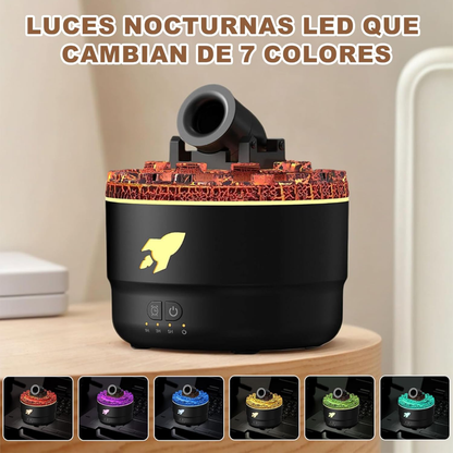 Humidificador LED con Efecto Cañón